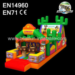 Inflatable Cowboy Obstacle For Boys