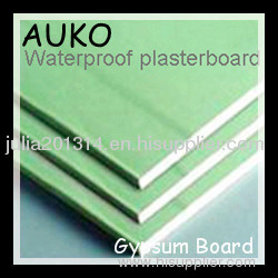 Waterproof /moisture resistant gypsum board 1800*1200*13