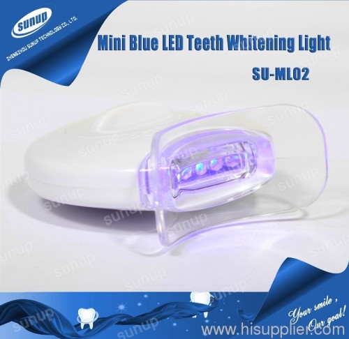 CE approved mini teeth whitening led light with mouth tray