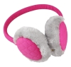 Overhead fabric earmuff headphone with stereo sound