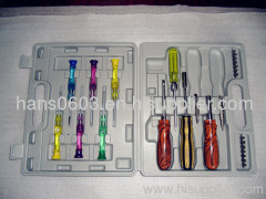 10 PCS Acetate handle screwdriver set