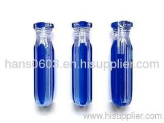 Blue color strip clear acetate handles