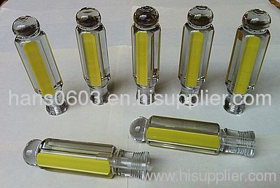 Yellow color strip acetate handles