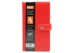 A6 note book with button and 120 sheets