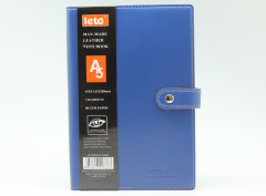 A5 note book with button and 120 sheets