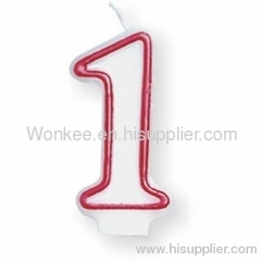 Number Candles from 0 to 9