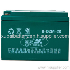 12V28ah Bike Battery (6-DZM-28)