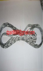 Double eye cable sock/cable sock