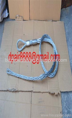 Non-conductive cable sock/pulling grip