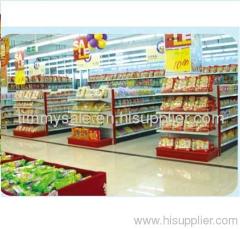 Heavy duty supermarket goods rack with high quality shelf display racking