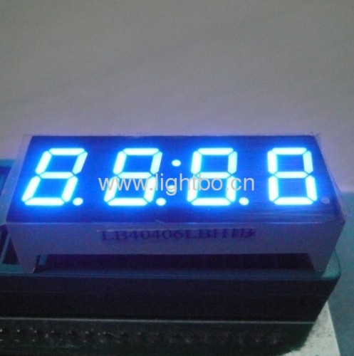 display a led a sette segmenti con anodo comune ultra blu a quattro cifre da 0,4 pollici per scatole di installazione