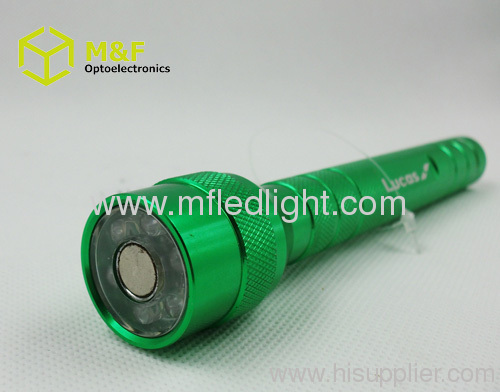 Aluminum magnetic telescopic flashlight