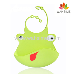 2014 best seller lovely silicone baby bibs in wholesale