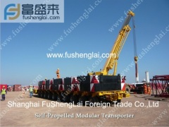 China Self propelled modular trailer
