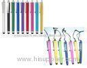 Customized Colorful Aluminium / Plastic Touch Screen Pen, Massager Pen For IPhone, HTC, IPAD
