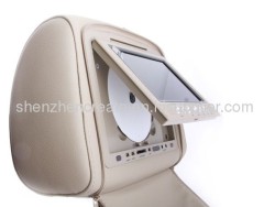 7 inch headrest pillowbag DVD monitor with USB/SD/wireless game/headphone/IR/Game Function