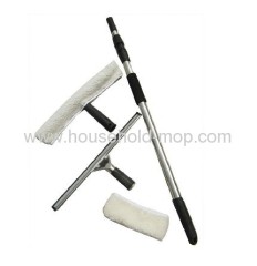 telescopic handle window squeegee set