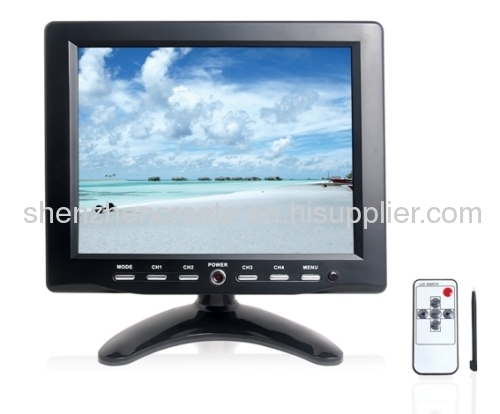 8″Professional CCTV LCD Monitor with BNC/AV/PC/Audio