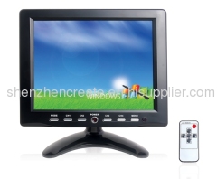 8″ LCD Monitor with AV/BNC/PC/Audio/Touch Screen/Standard VGA