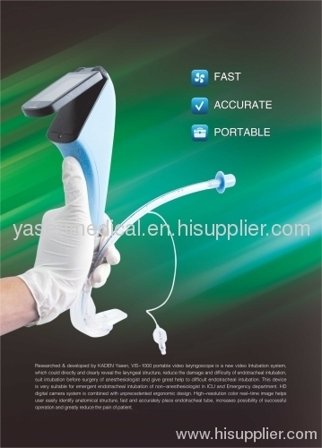 Portable laryngoscope video CE marked