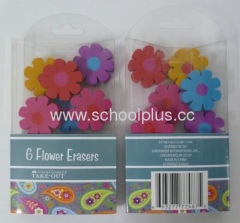 FLOWER ERASER WITH PVC BOX