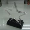 Acrylic paperweight block star shape