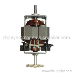 Food processor universal ac motor