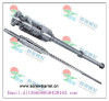 Electroplate hardchrome heat treatment single screw and barrel