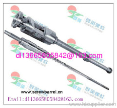 Electroplate hardchrome heat treatment single screw and barrel