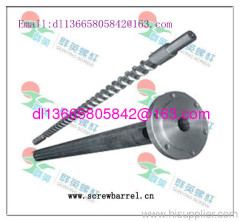 well barrel and screw for extruder machine
