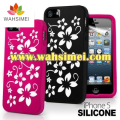 silicone iphone5 case for young woman