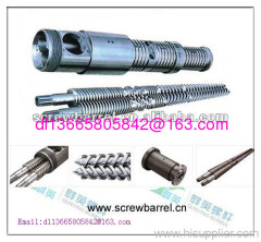 plastic conical screw and barrel full of prefession