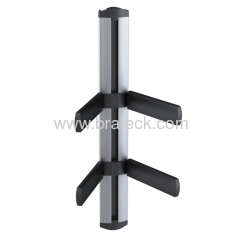 Double shelves wall mount DVD bracket