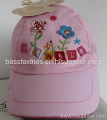 2013 Fashion Trend Six Panel Structured Embroidery Cotton baseball cap