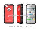 Skidproof Classic Plastic Toughness Couples Iphone Cases / Tpu Bumper Case For Apple iphone 4g / 4s
