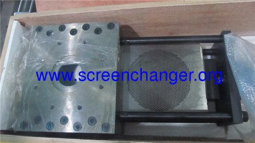 screen changer for plastic extrusion line