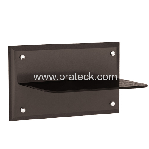 Wood wall mount DVD bracket