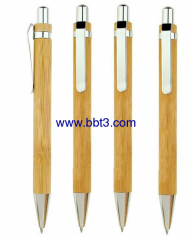 Hot selling promotional bamboo eco ballpen