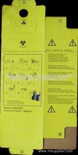 medical safety box for syring