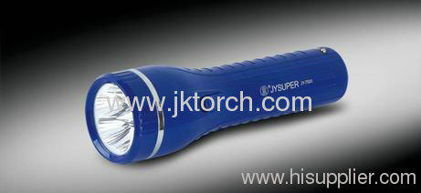 Plastic rechargeable flashlight led torch