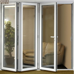 Indoor outdoor folding sliding door