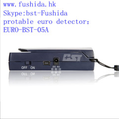 protable euro detector,counterfeit detectors,money detectors,currency detectors,banknote detectors