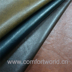 Artificial Leather For Furniture Decoration Flocking With Genuine Leather