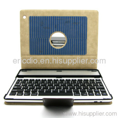 PU Case with Wireless Bluetooth Keyboard for iPad 2/iPad 3/New iPad (P2099)
