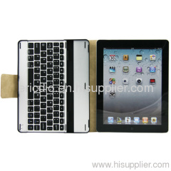 PU Case with Wireless Bluetooth Keyboard for iPad 2/iPad 3/New iPad (P2099)