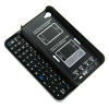 Ultra-Slim Wireless Bluetooth Sliding Keyboard & Hardshell Case for Apple iPhone 4/4s