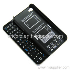 Side slim Bluetooth keyboard case for iphone 4 4s