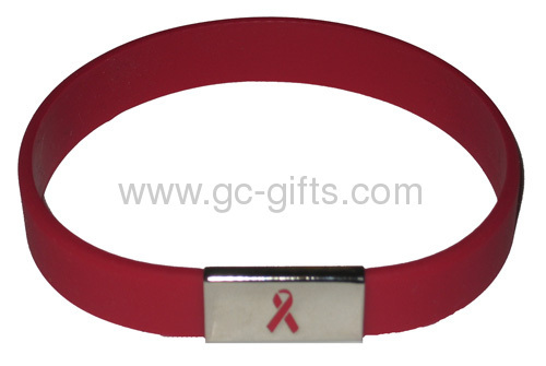 Red rubber bracelets cheap