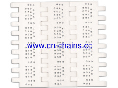 Perforated Straight run modular conveyor belt