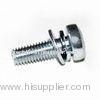 Zinc / Chrome Plated Low Carbon Steel Pan Head Metal Screws, Precision Machined Hardware Screw
